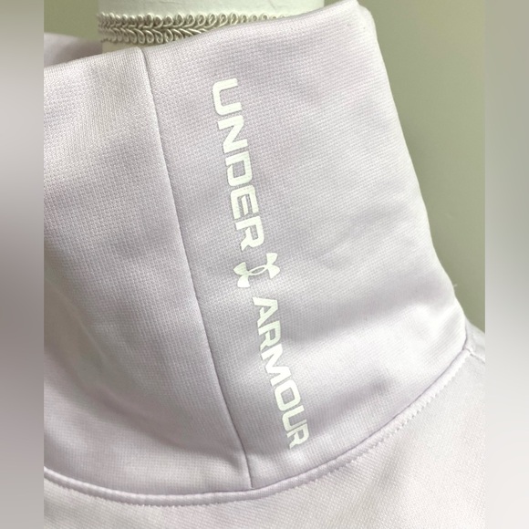 Under Armour Womens XL Solid Lavender Loose Fit Long Sleeve Top Athletic Sporty - Picture 5 of 14